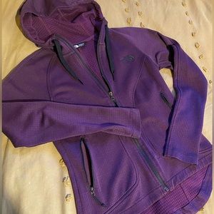 North Face purple jacket.